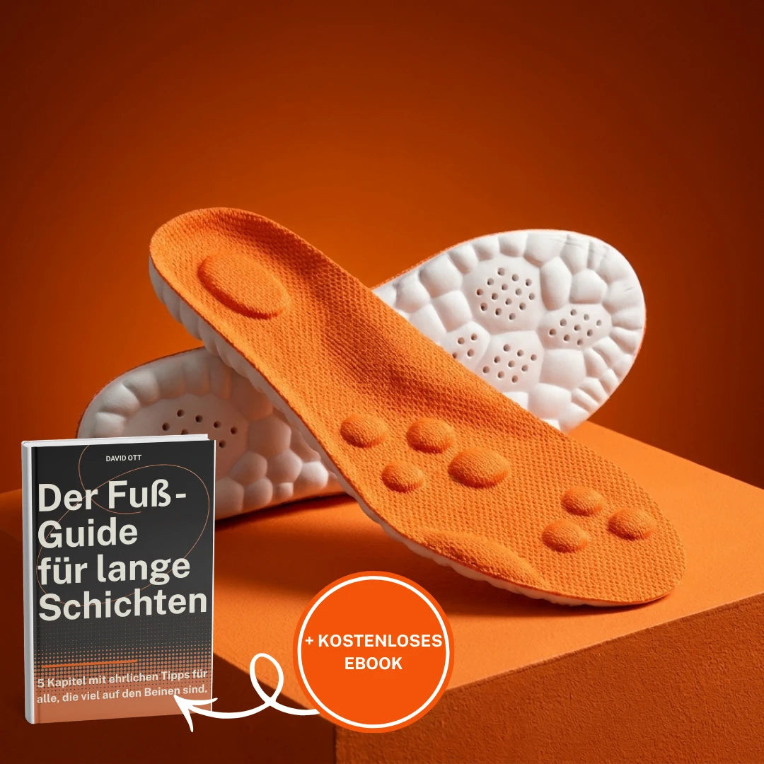 Massage-Einlegesohlen für langes Stehen